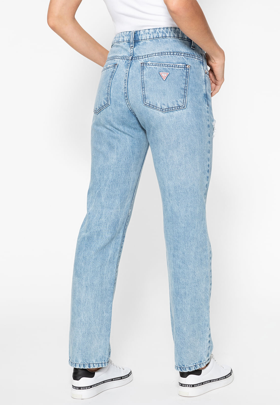 Calça Jeans Guess Slouchy Azul - Imagem 4