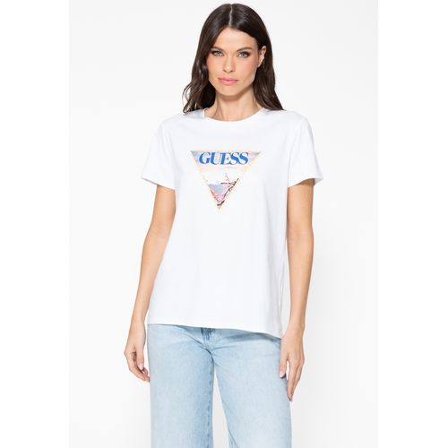 Camiseta Estampa Triângulo Cerejeira Branco
