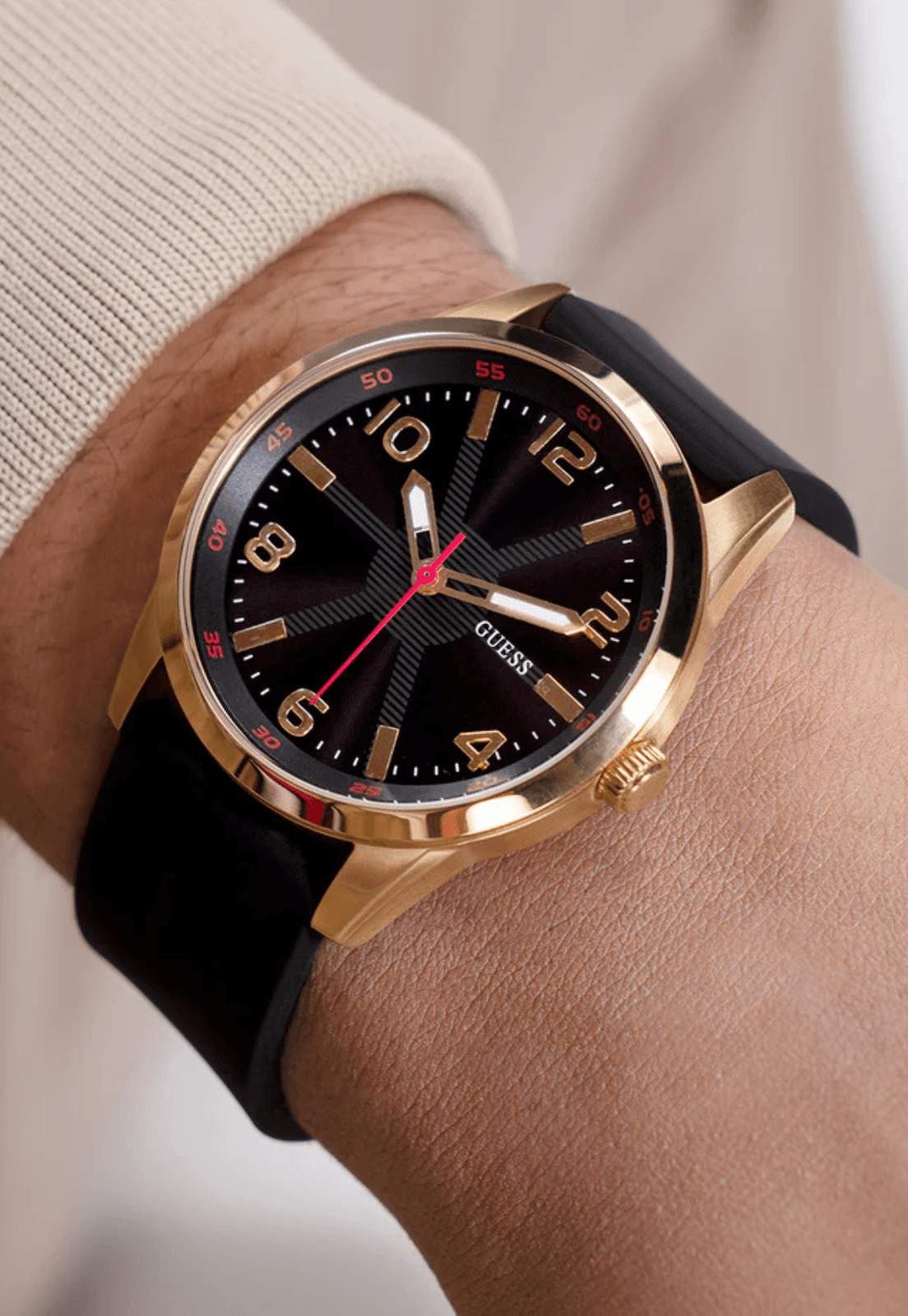 Relógio Analógico Redondo Pulseira Silicone - Imagem 2