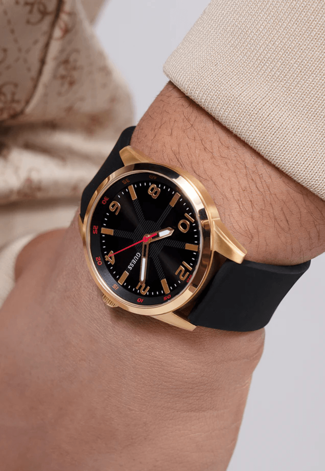 Relógio Analógico Redondo Pulseira Silicone - Imagem 5