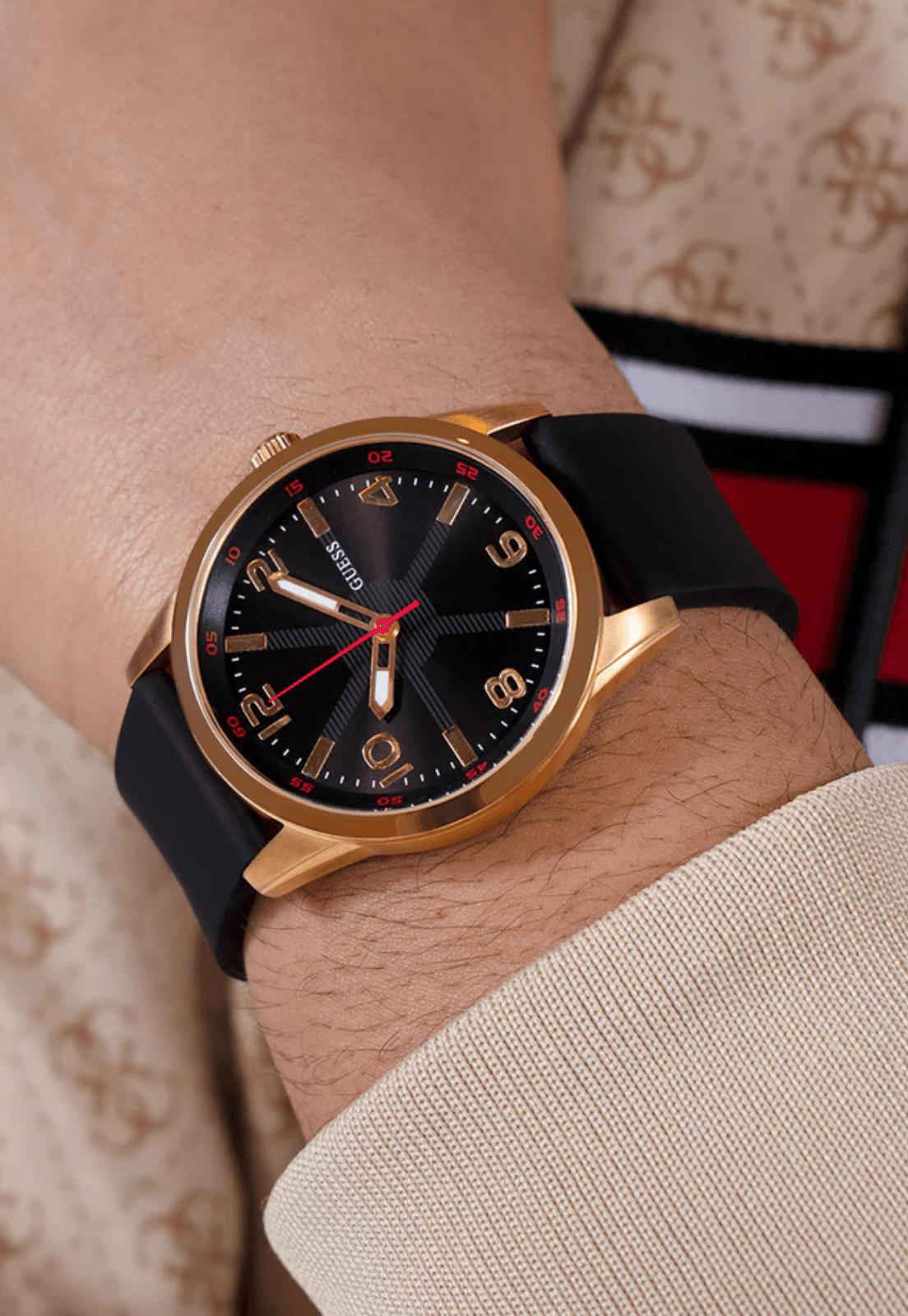 Relógio Analógico Redondo Pulseira Silicone - Imagem 8