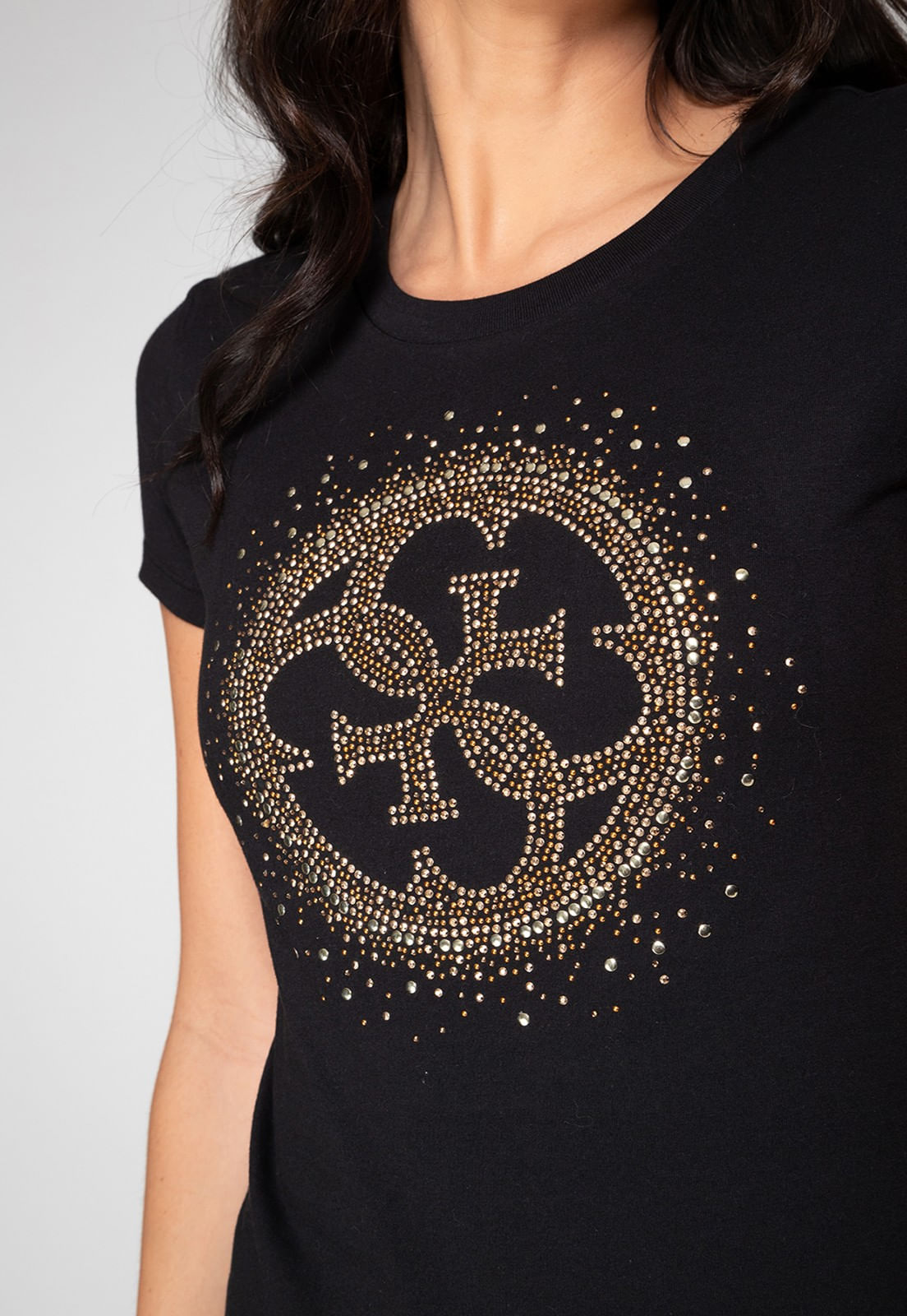 Camiseta 4g Brilhos Guess Preto - Imagem 28