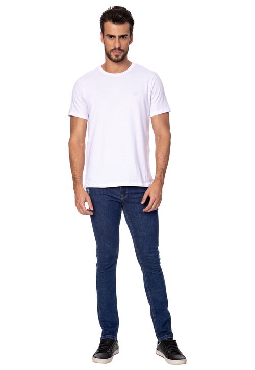Camiseta Basic Gola C Branco