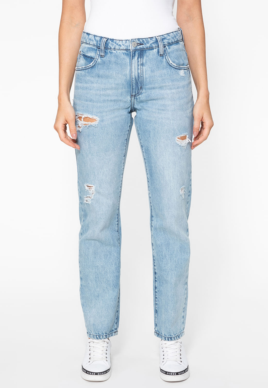 Calça Jeans Guess Slouchy Azul - Imagem 28