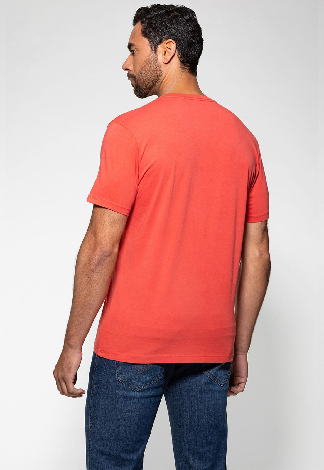 Camiseta Guess Triangulo Original Pq Salmão - Imagem 24
