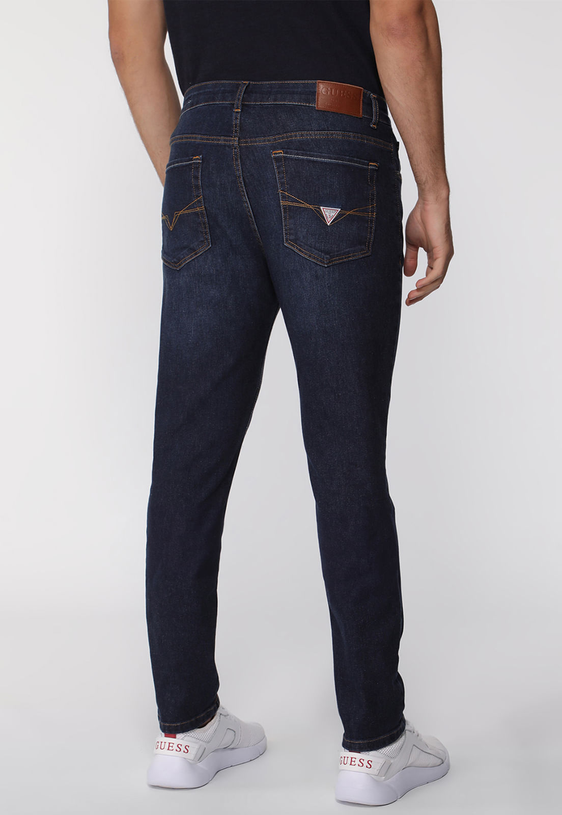 Calça Jeans Skinny Azul Escuro - Imagem 18
