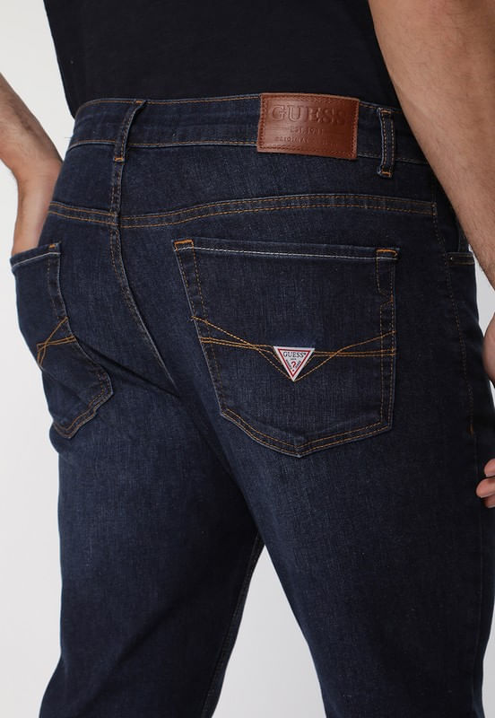 Calça Jeans Skinny Azul Escuro - Imagem 42