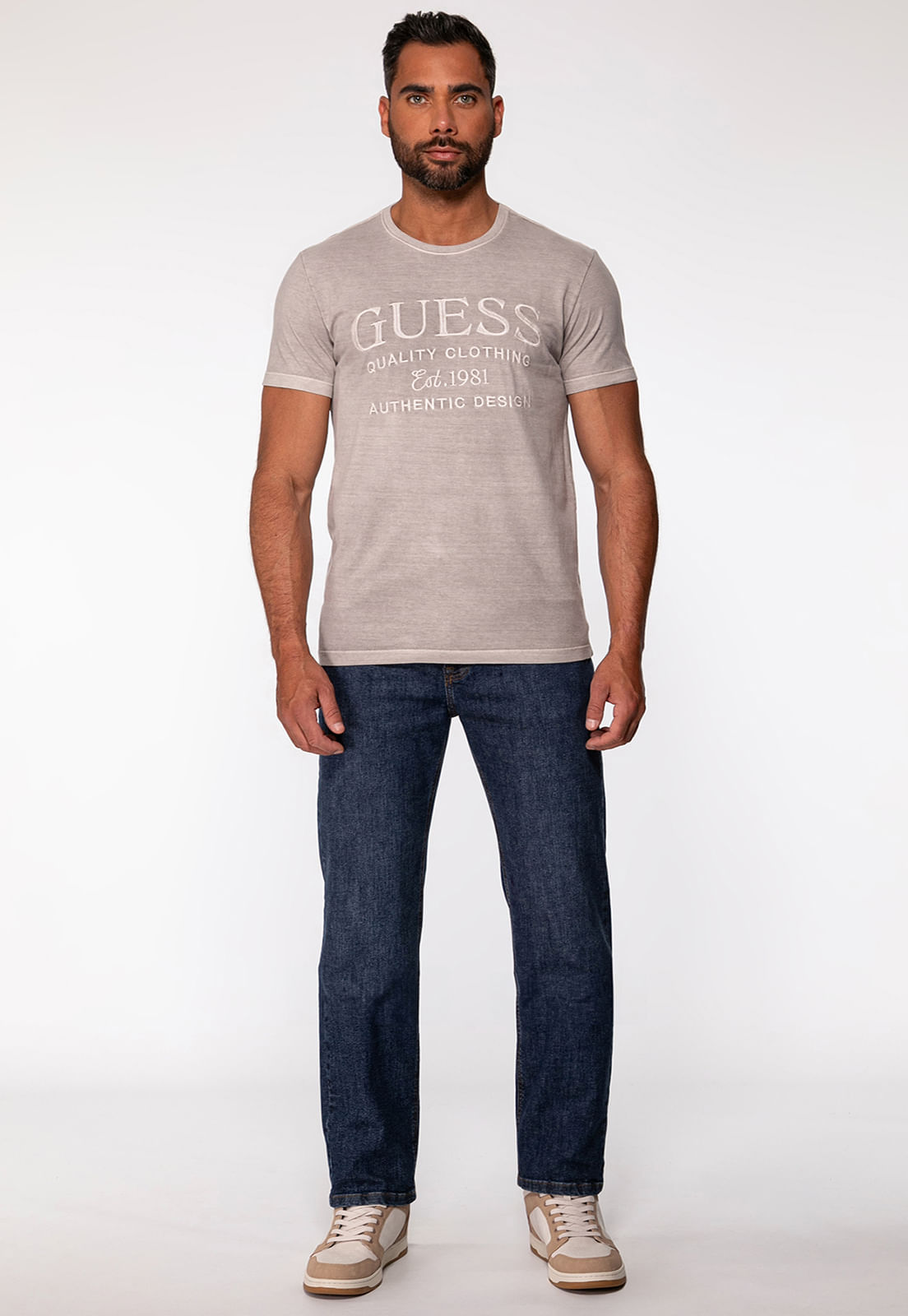 Calça Jeans Regular Straight Azul - Imagem 23