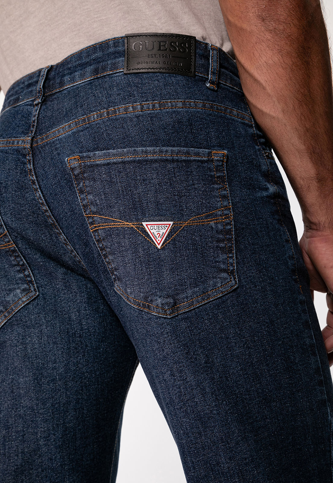 Calça Jeans Regular Straight Azul - Imagem 47