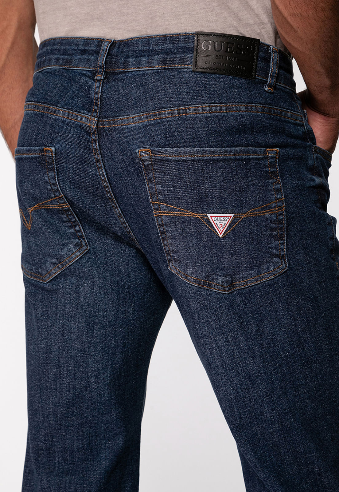 Calça Jeans Regular Straight Azul - Imagem 49