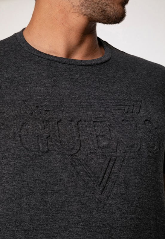 Camiseta Logo Embossed Cinza Escuro - Imagem 23