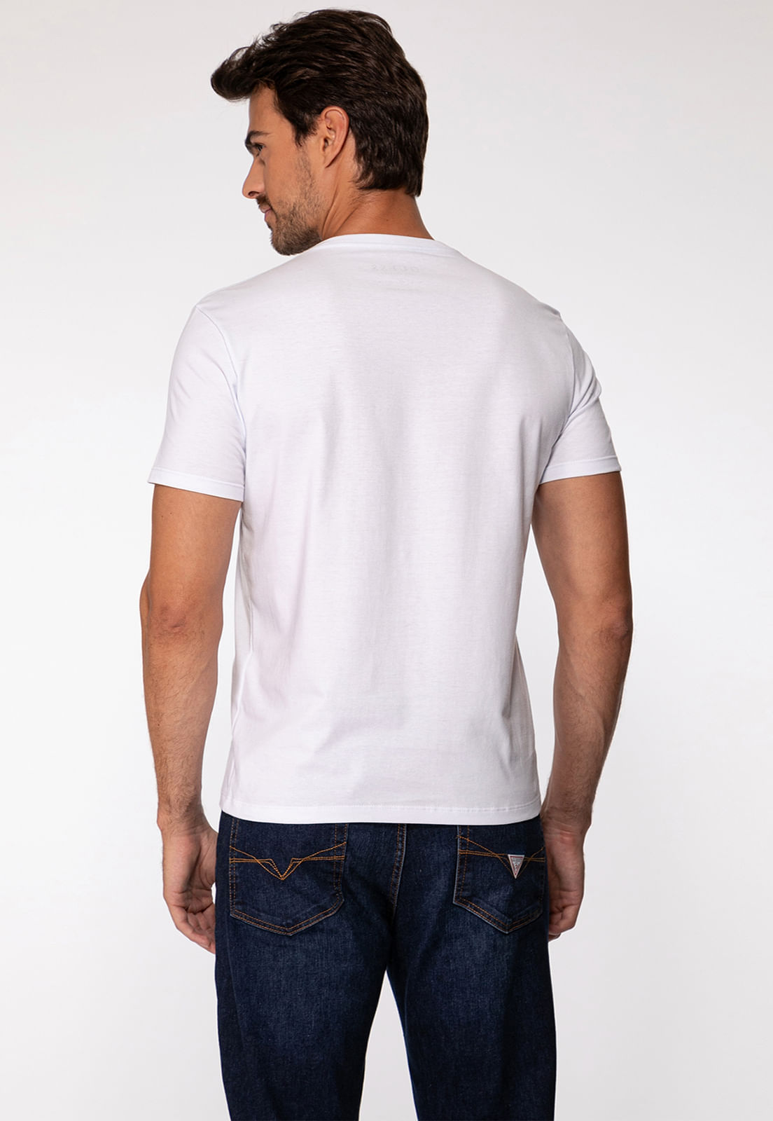 Camiseta Logo Embossed Branco - Imagem 4