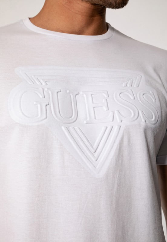 Camiseta Logo Embossed Branco - Imagem 9