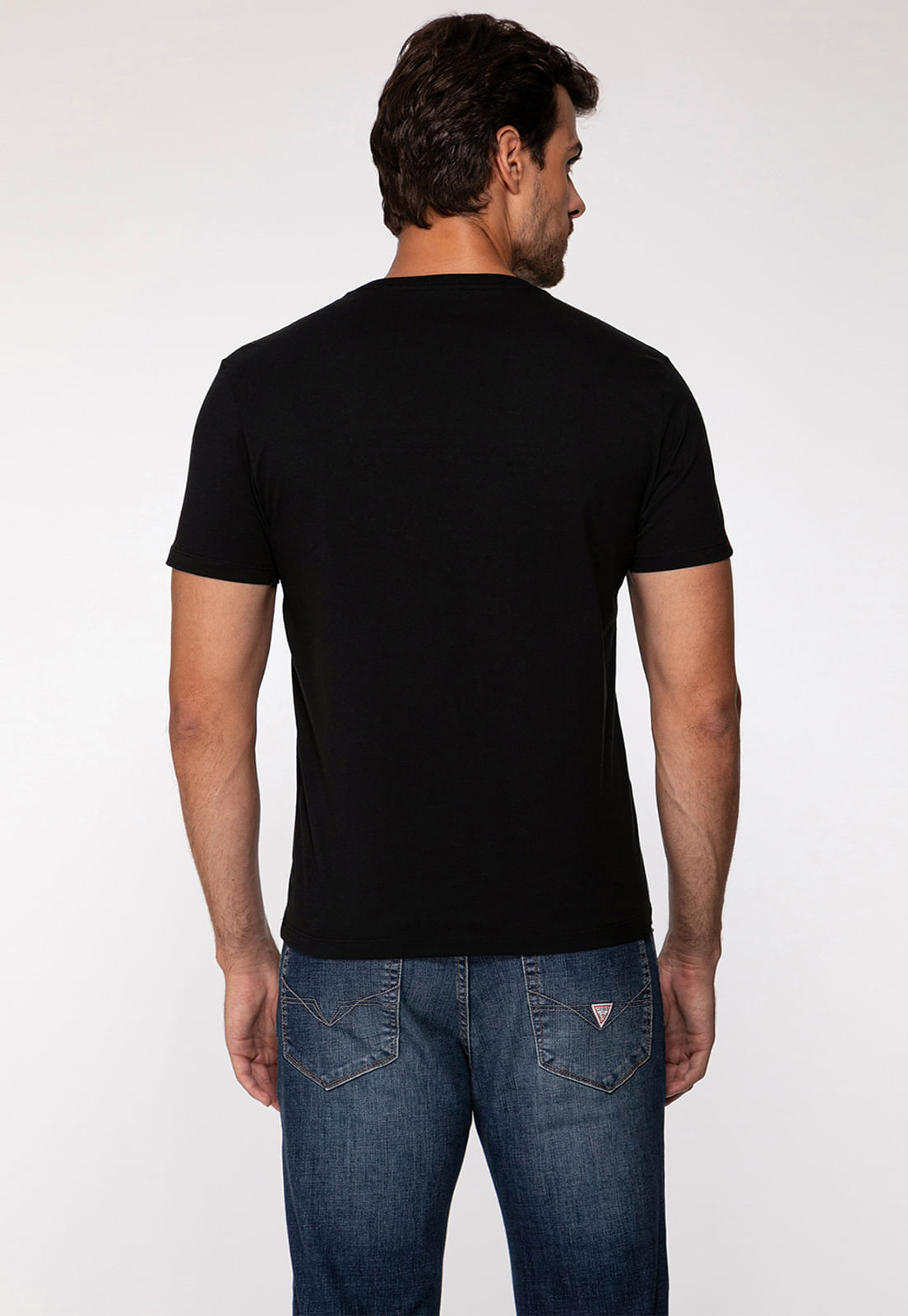 Camiseta Logo Embossed Preto - Imagem 10