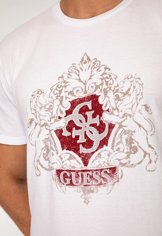 Camiseta Brasão 4g Desgastado Branco - Imagem 9