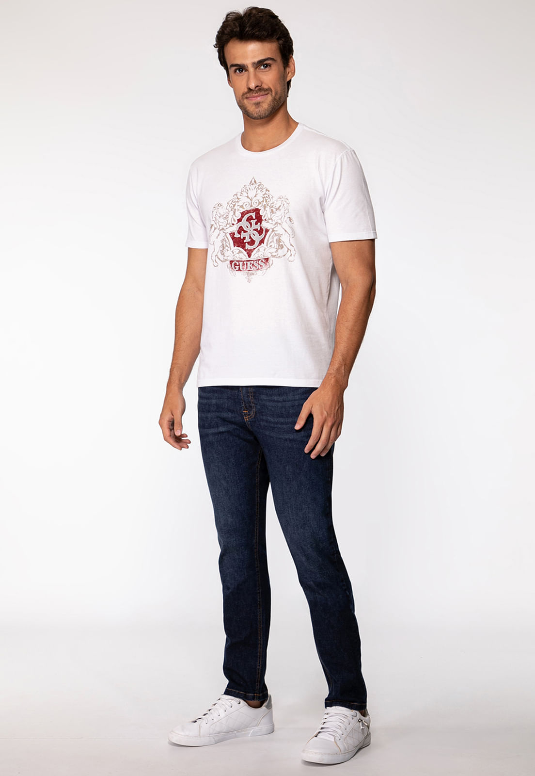 Camiseta Brasão 4g Desgastado Branco - Imagem 20