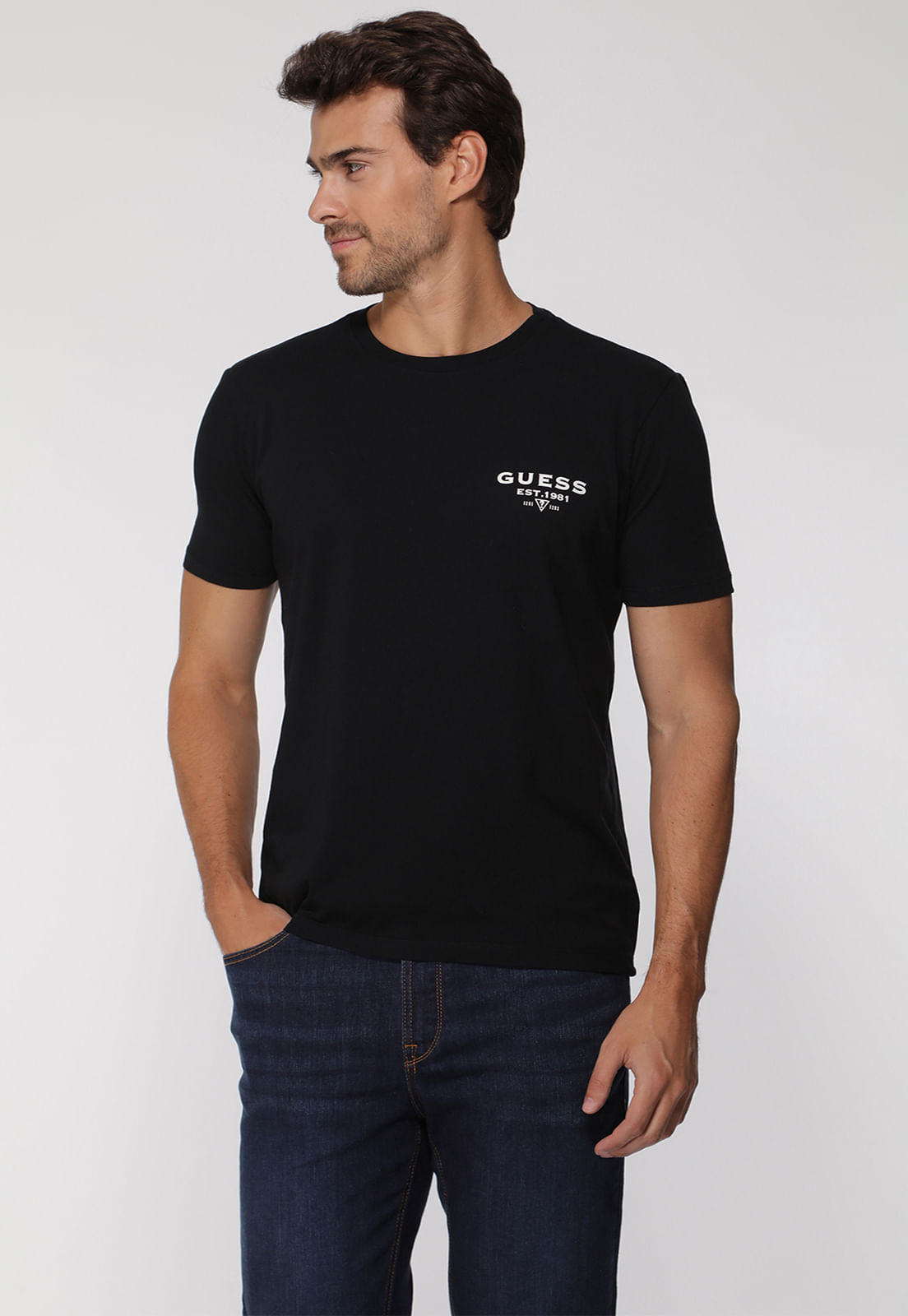 Camiseta Est 1981 Guess Preto - Imagem 51