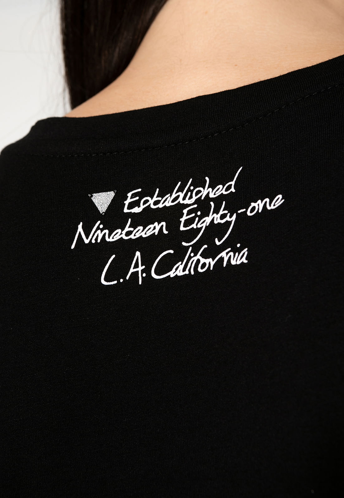 Camiseta Logo Animal Print Hotfix Preto - Imagem 8