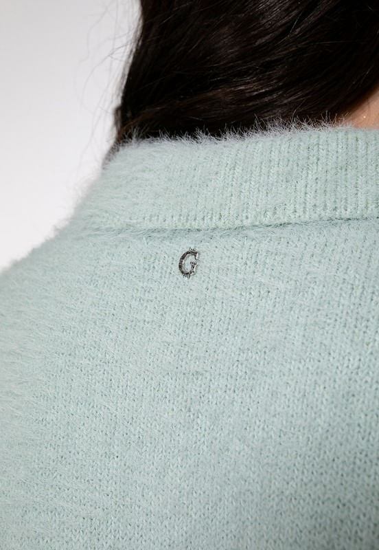 Camisa Polo de Tricot Pelinhos Verde Claro - Imagem 34