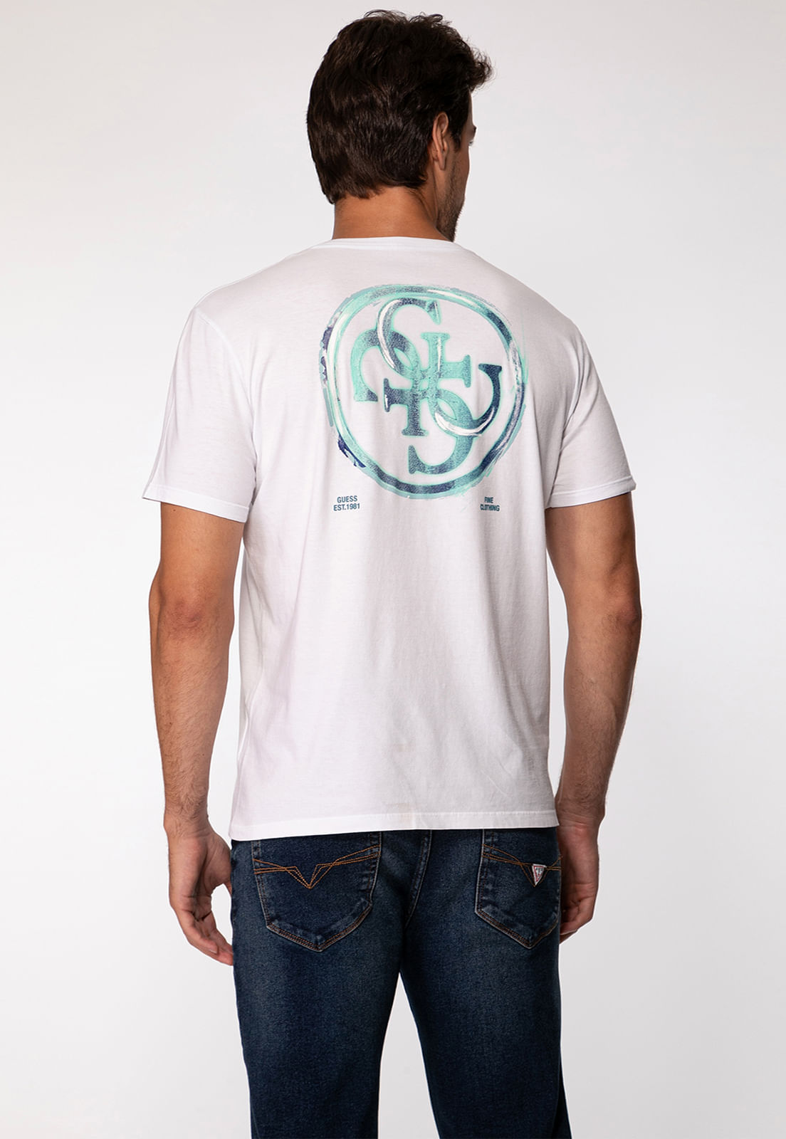 Camiseta Silk 4g Costas Branco - Imagem 4