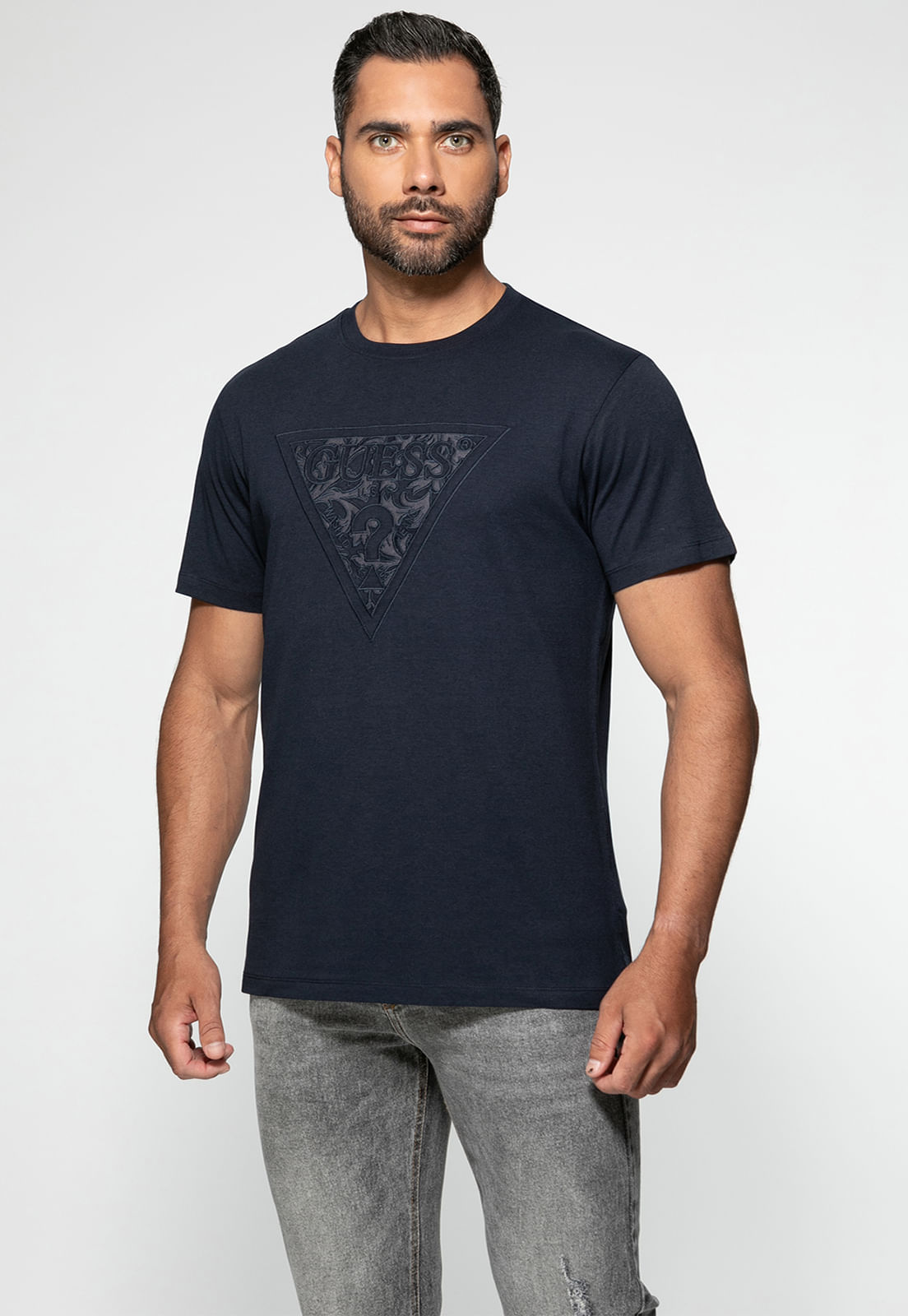 Camiseta Eco Logo Bordado Azul Escuro - Imagem 11