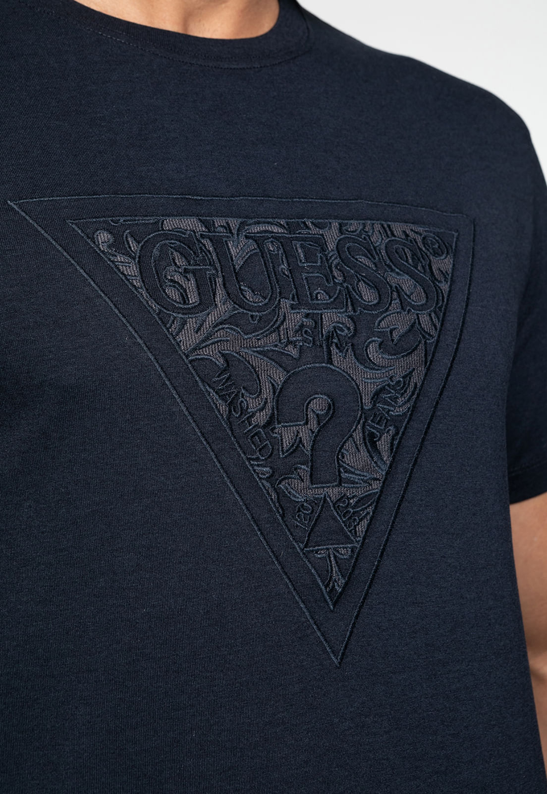 Camiseta Eco Logo Bordado Azul Escuro - Imagem 8