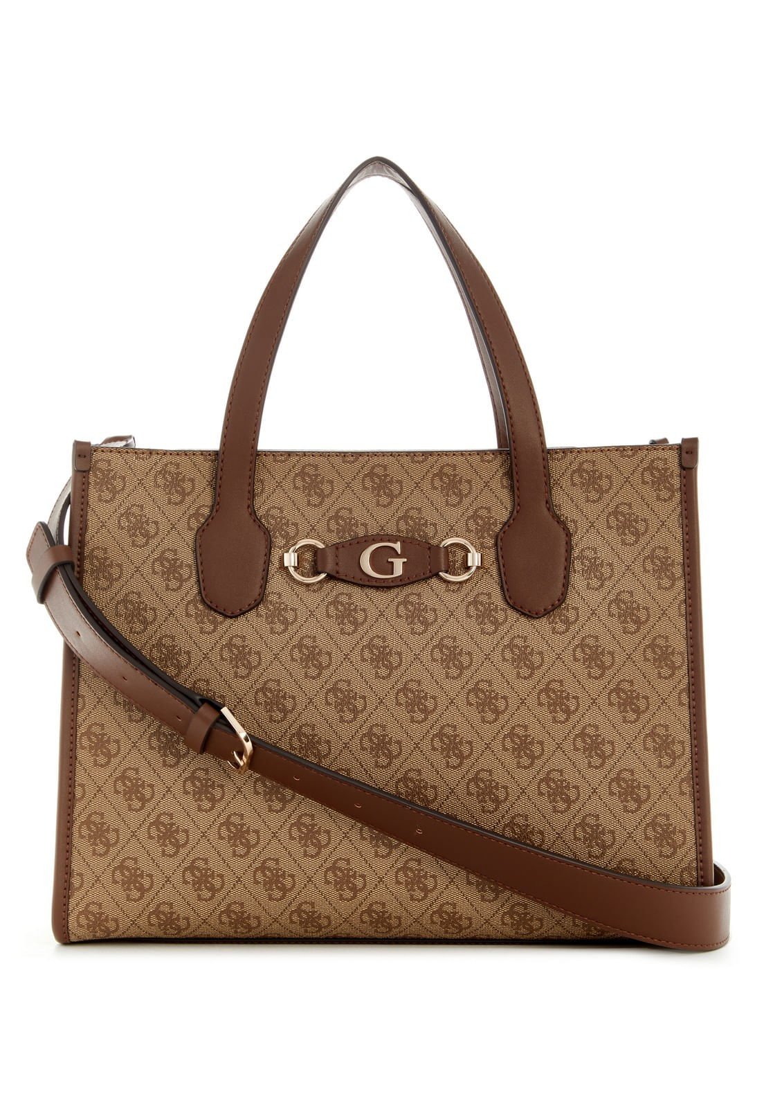 Bolsa Izzy 2 Compartimentos Tote Caramelo