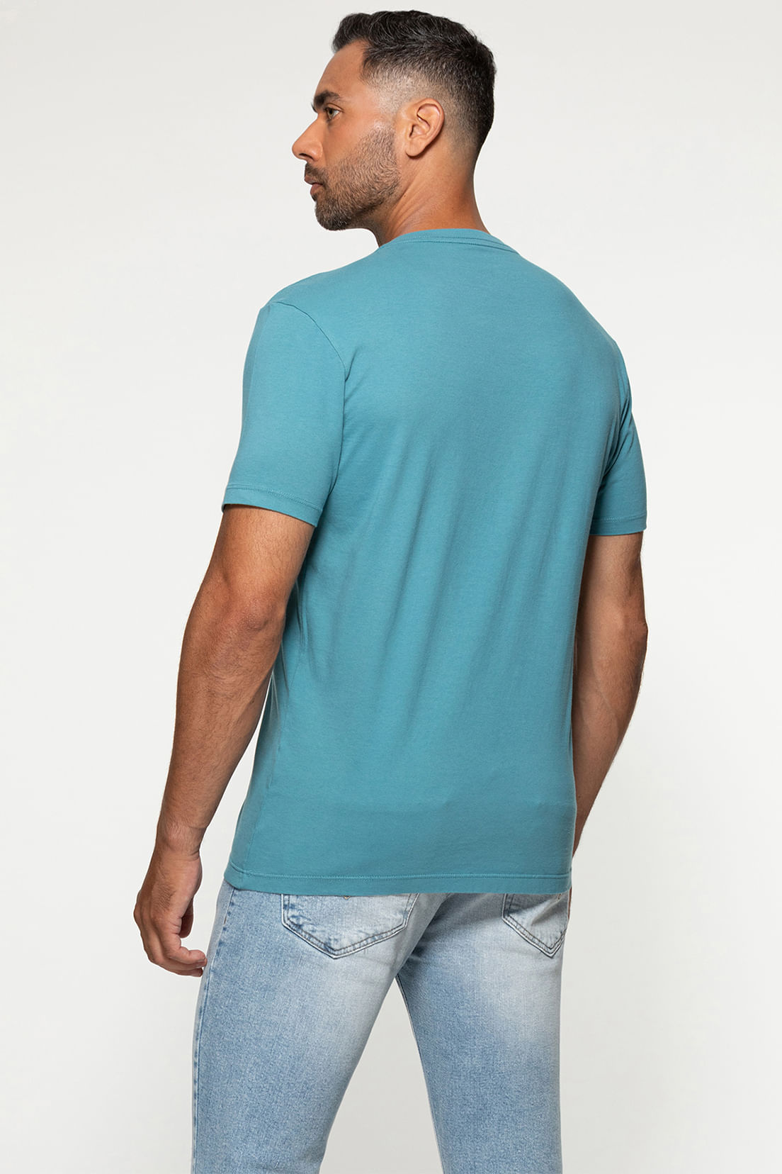 Camiseta Est 1981 Guess Azul - Imagem 9