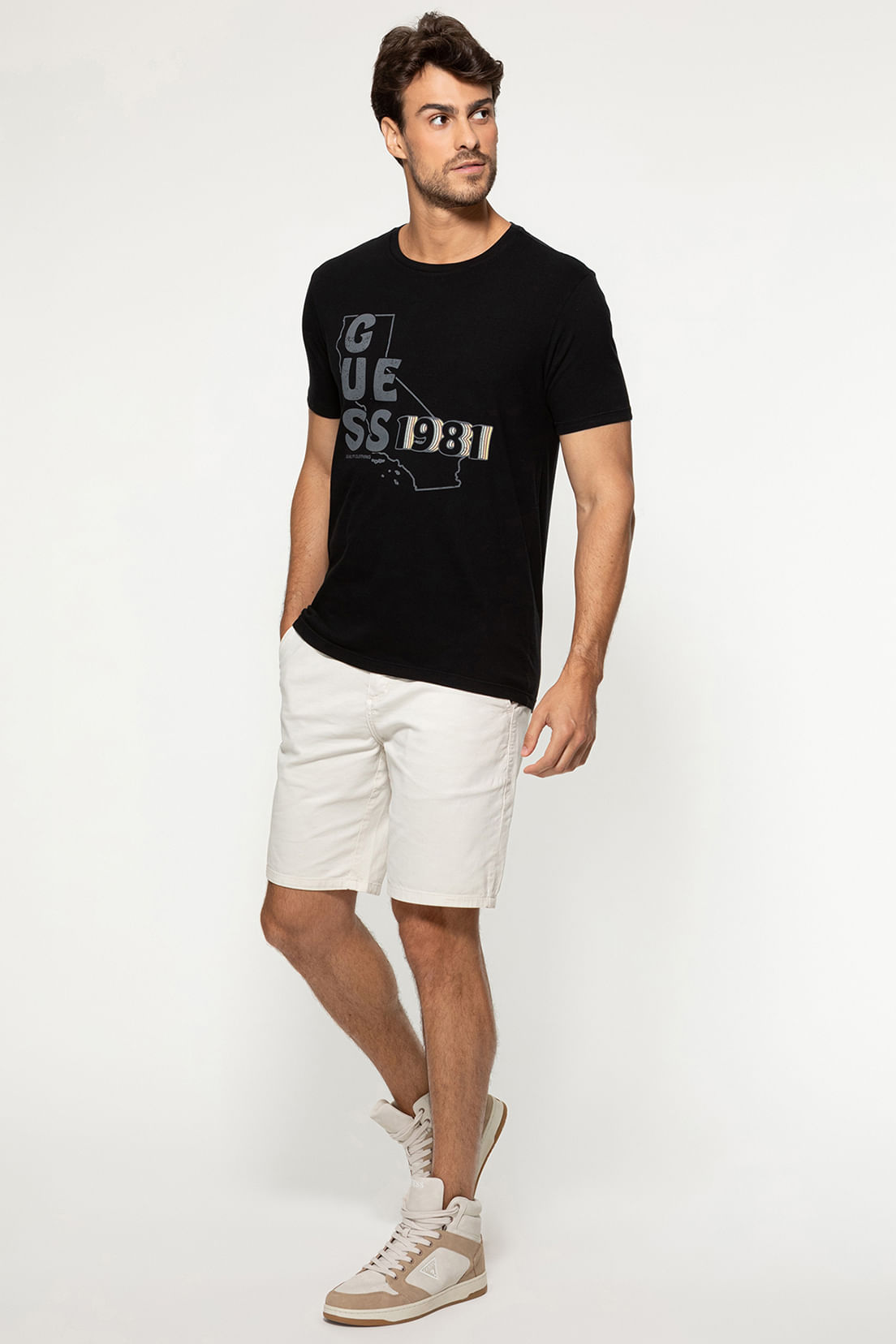 Camiseta Mapa Califórnia 1981 Preto - Imagem 2