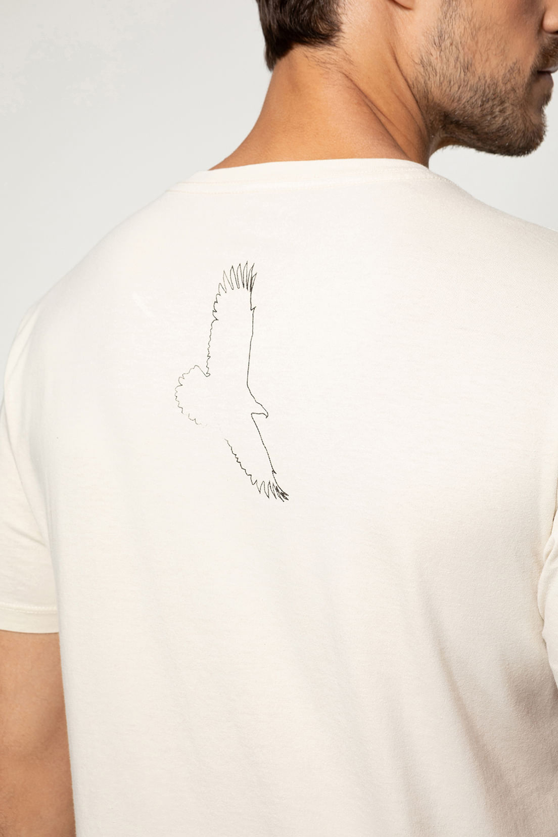 Camiseta Mapa Califórnia 1981 Bege - Imagem 6