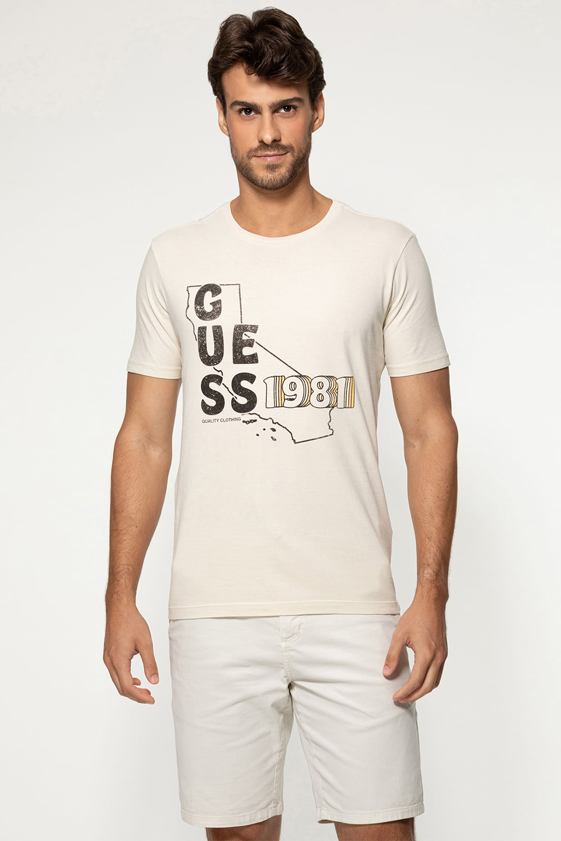 Camiseta Mapa Califórnia 1981 Bege - Imagem 19