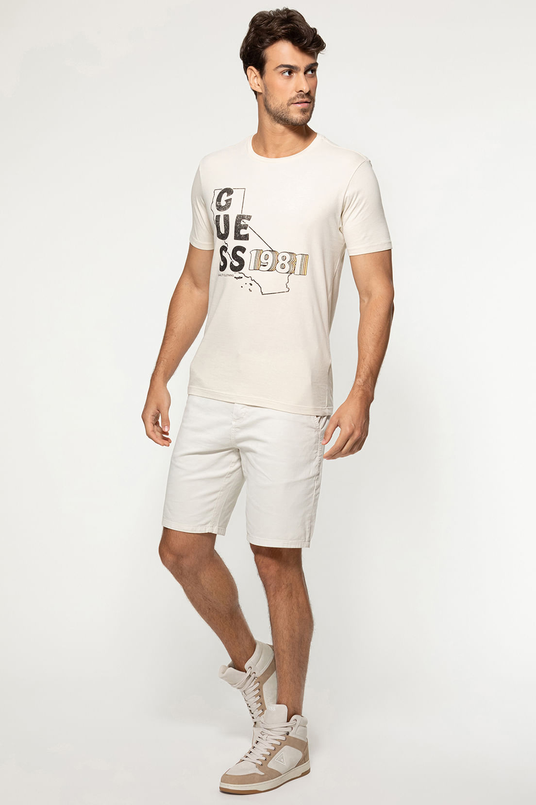 Camiseta Mapa Califórnia 1981 Bege - Imagem 26