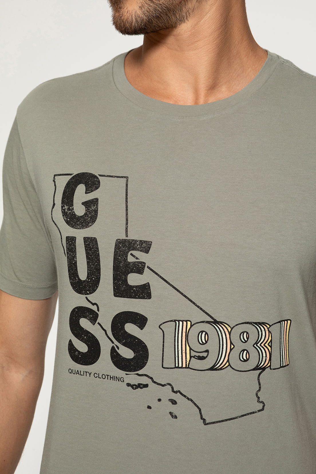 Camiseta Mapa Califórnia 1981 Verde - Imagem 9