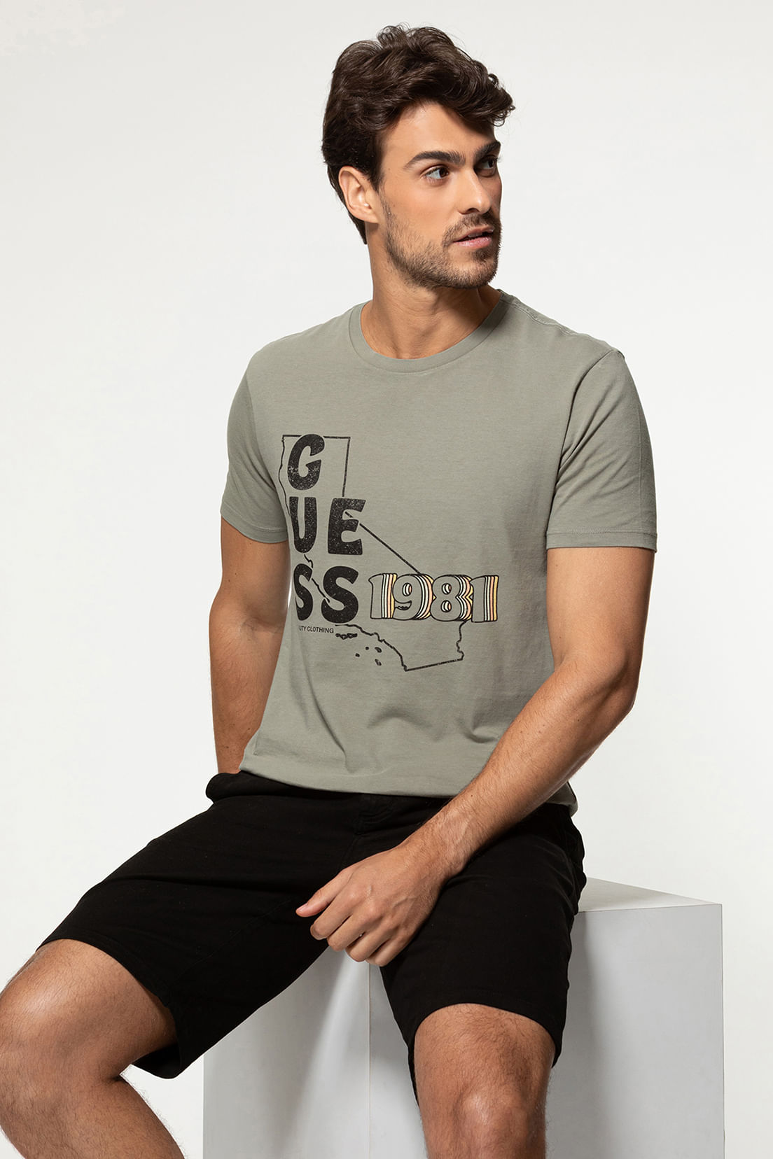 Camiseta Mapa Califórnia 1981 Verde - Imagem 17