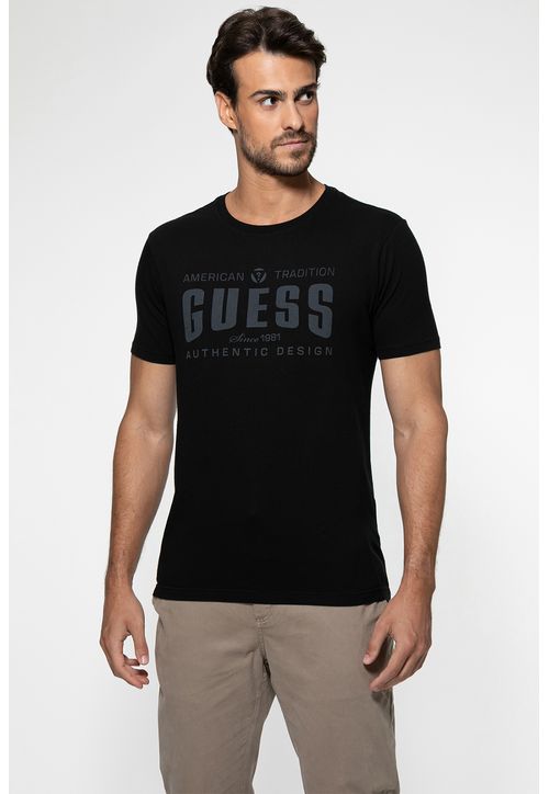 Camiseta Guess American Tradition Preto