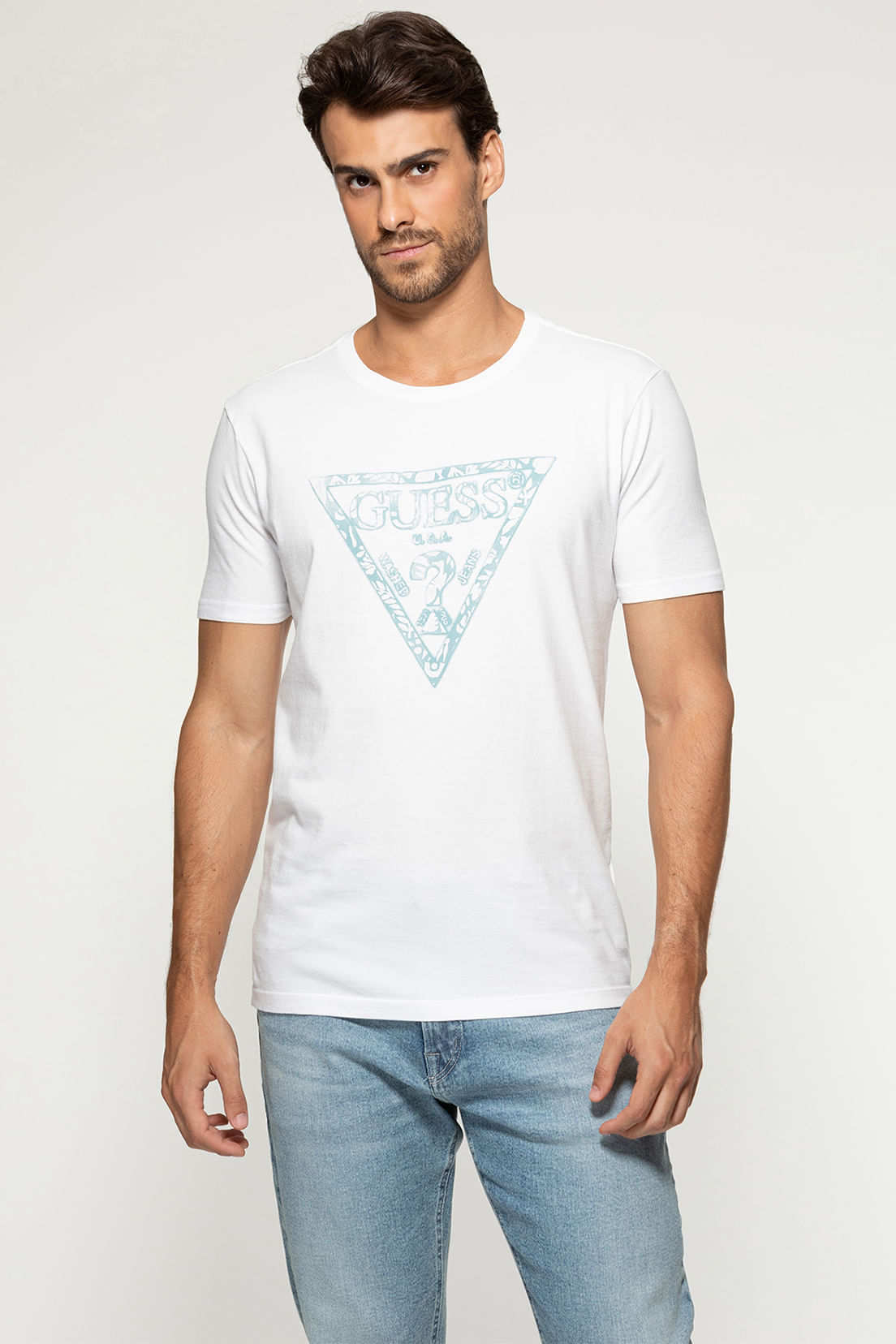 Camiseta Logo Folhas Branco - Imagem 11