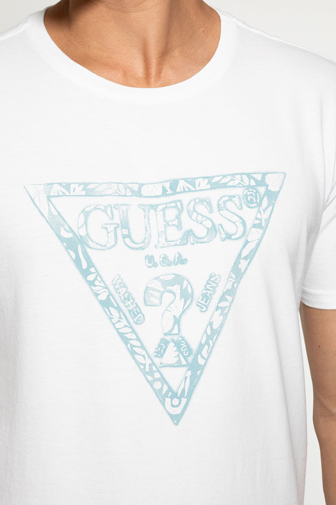 Camiseta Logo Folhas Branco - Imagem 13