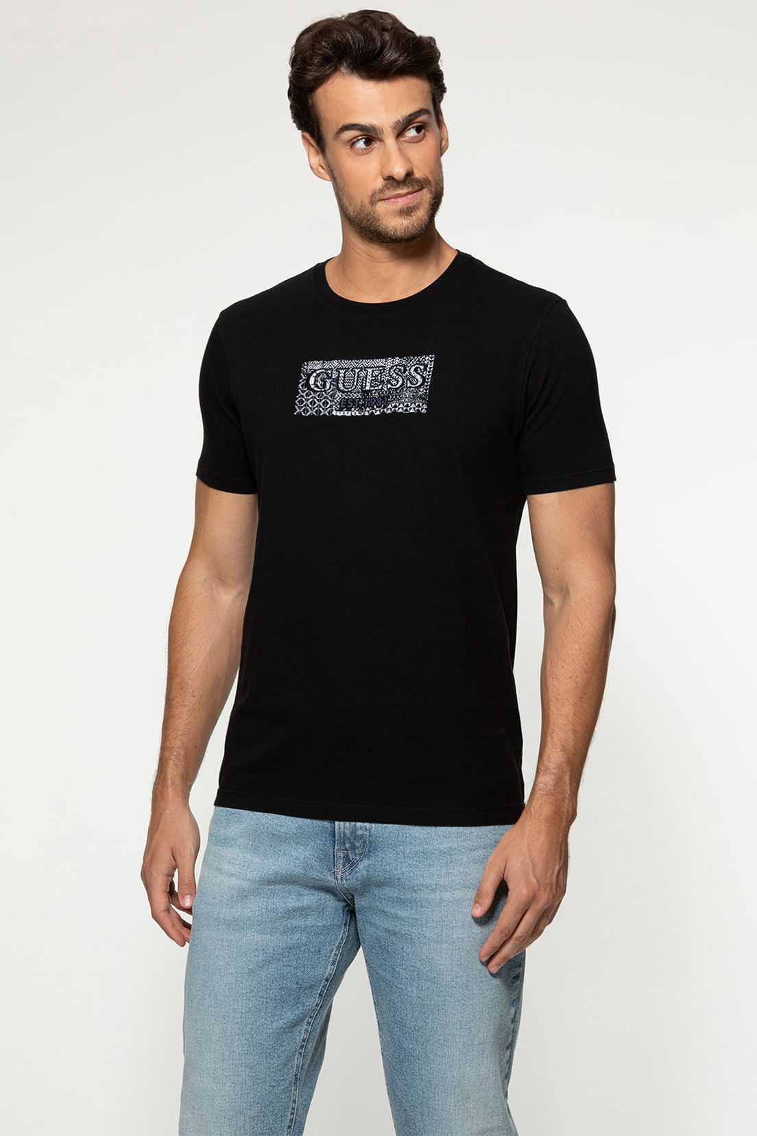 Camiseta Silk Asteca Preto
