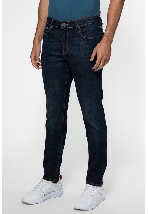 Calça Jeans Skinny Azul Escuro