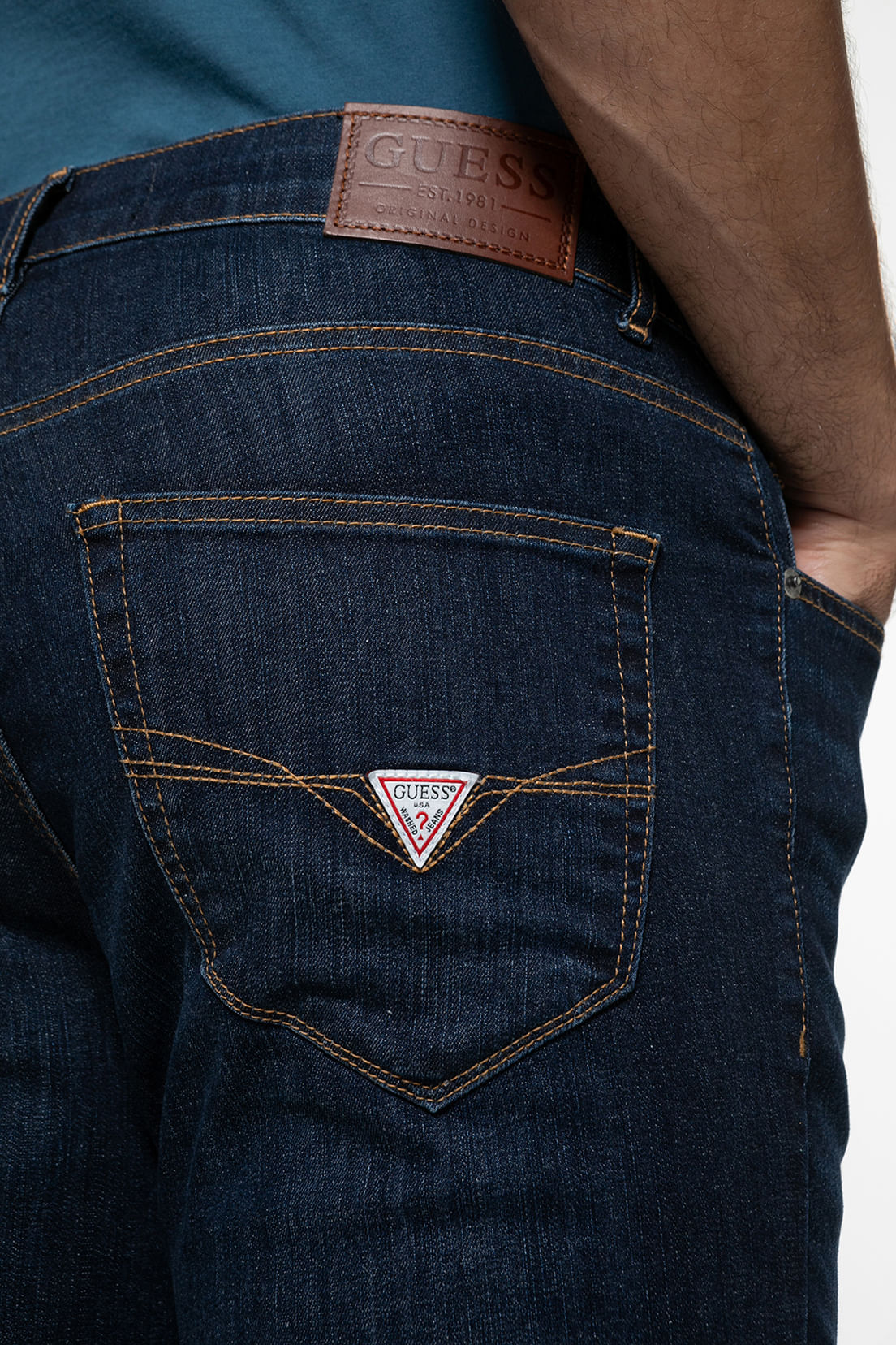 Calça Jeans Skinny Azul Escuro - Imagem 34