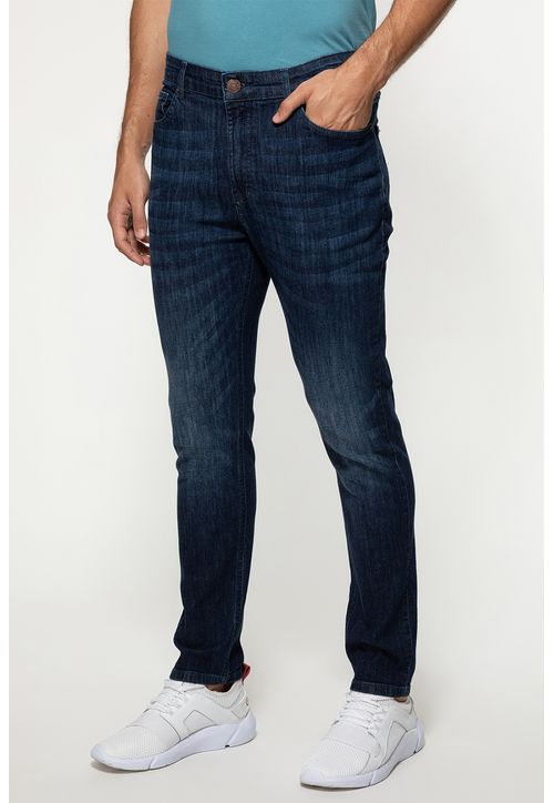 Calça Jeans Skinny Azul Escuro