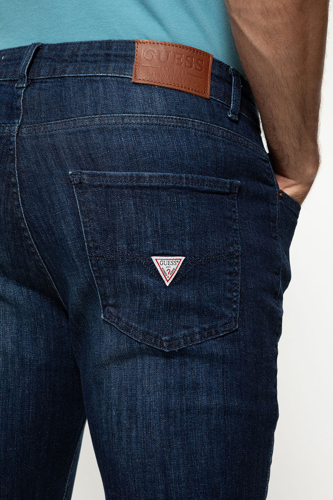 Calça Jeans Skinny Azul Escuro - Imagem 34