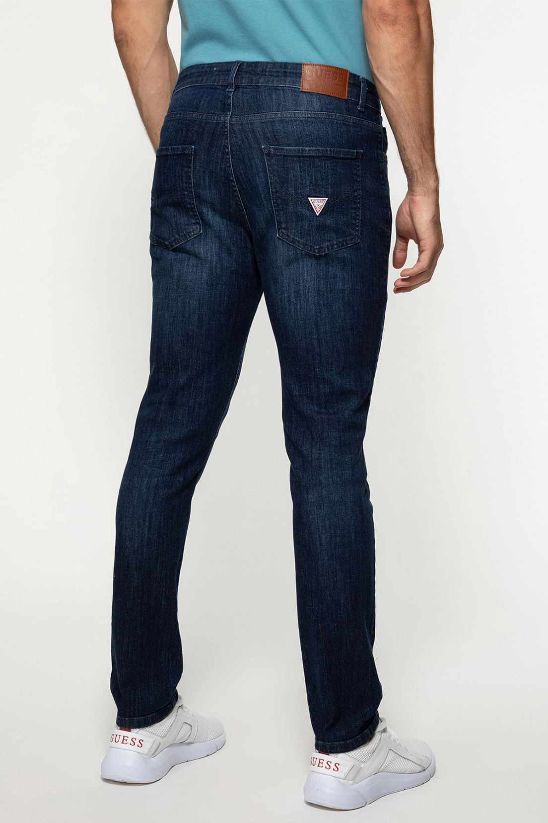 Calça Jeans Skinny Azul Escuro - Imagem 38