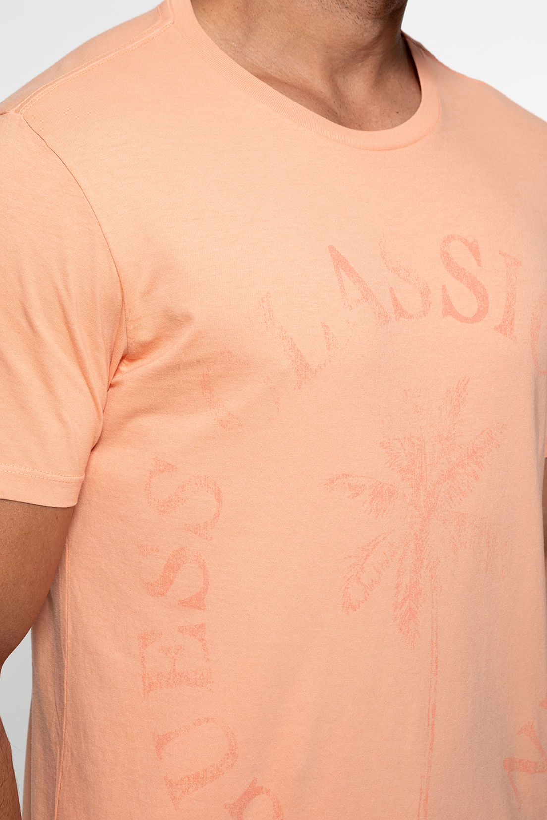 Camiseta Guess Silk Palmeira Coral - Imagem 13