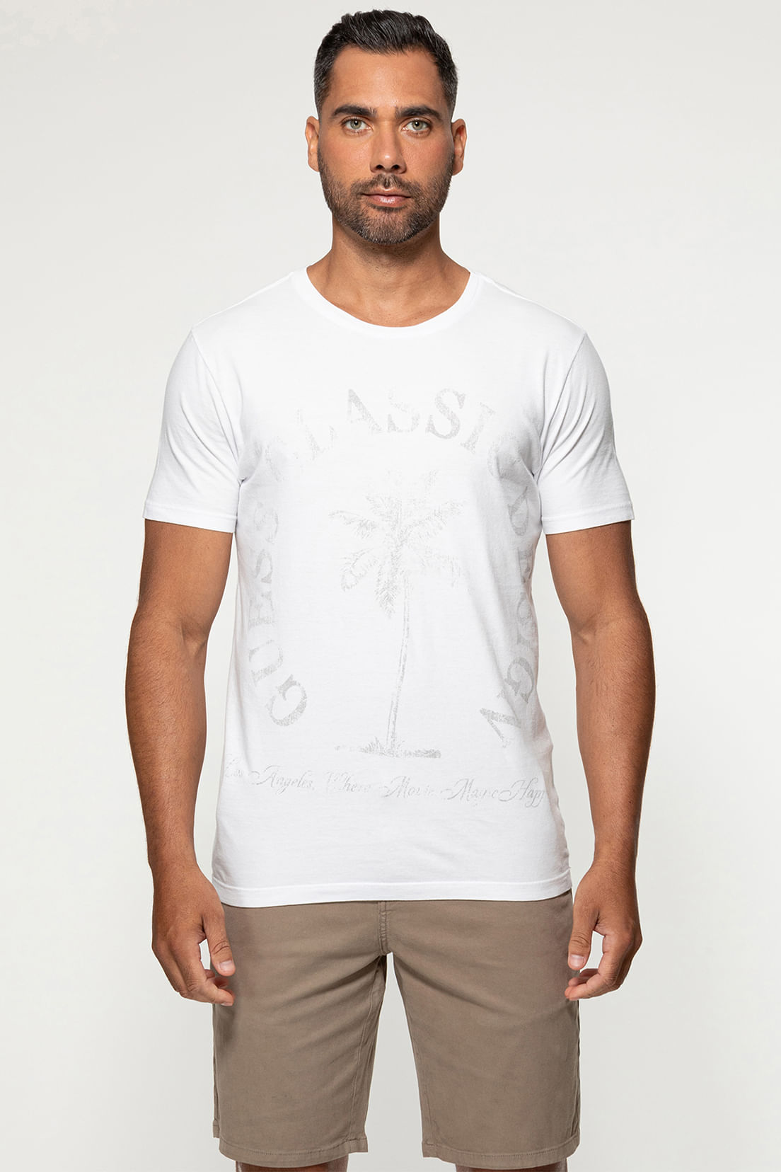 Camiseta Guess Silk Palmeira Branco - Imagem 11