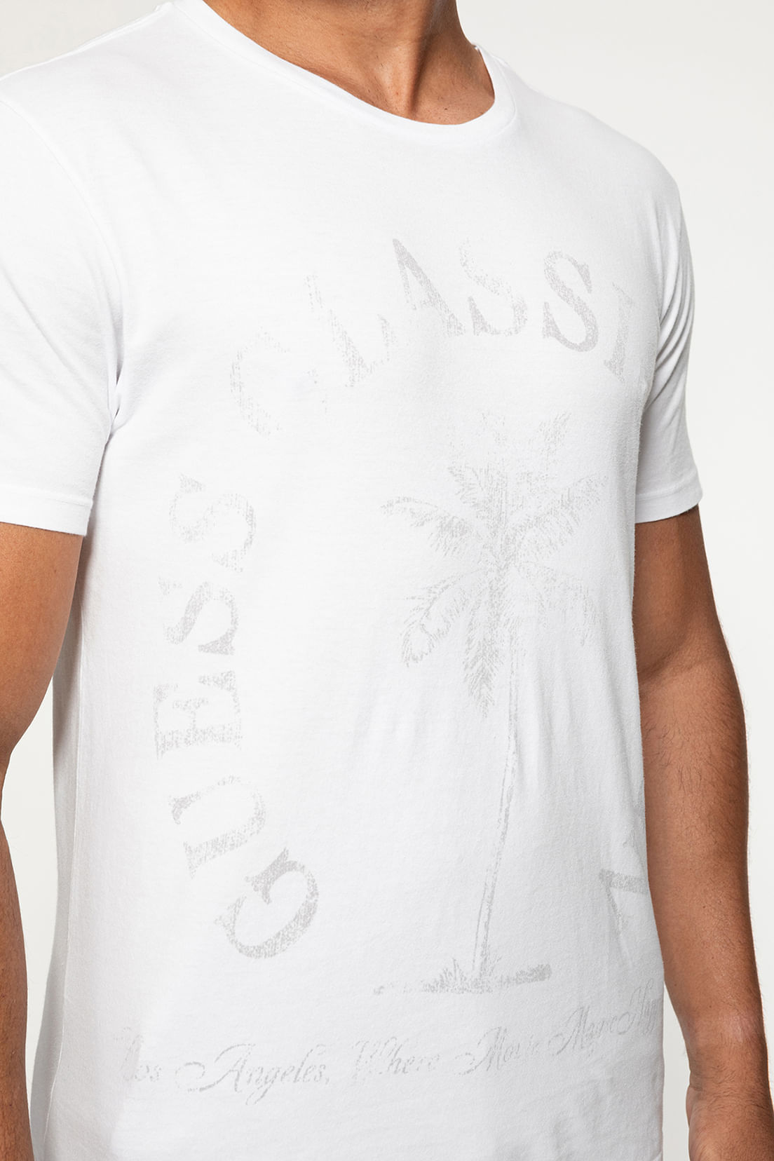 Camiseta Guess Silk Palmeira Branco - Imagem 13