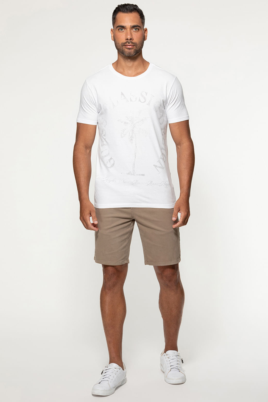 Camiseta Guess Silk Palmeira Branco - Imagem 17