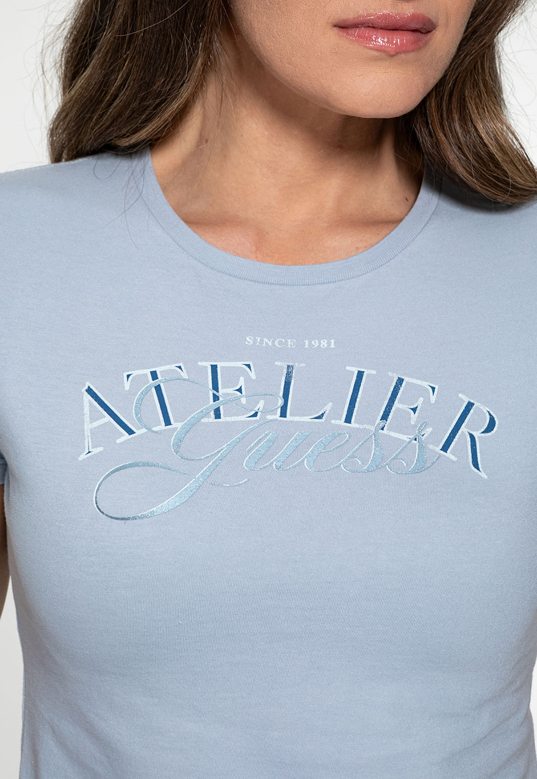 Camiseta Guess Atelier Azul - Imagem 18