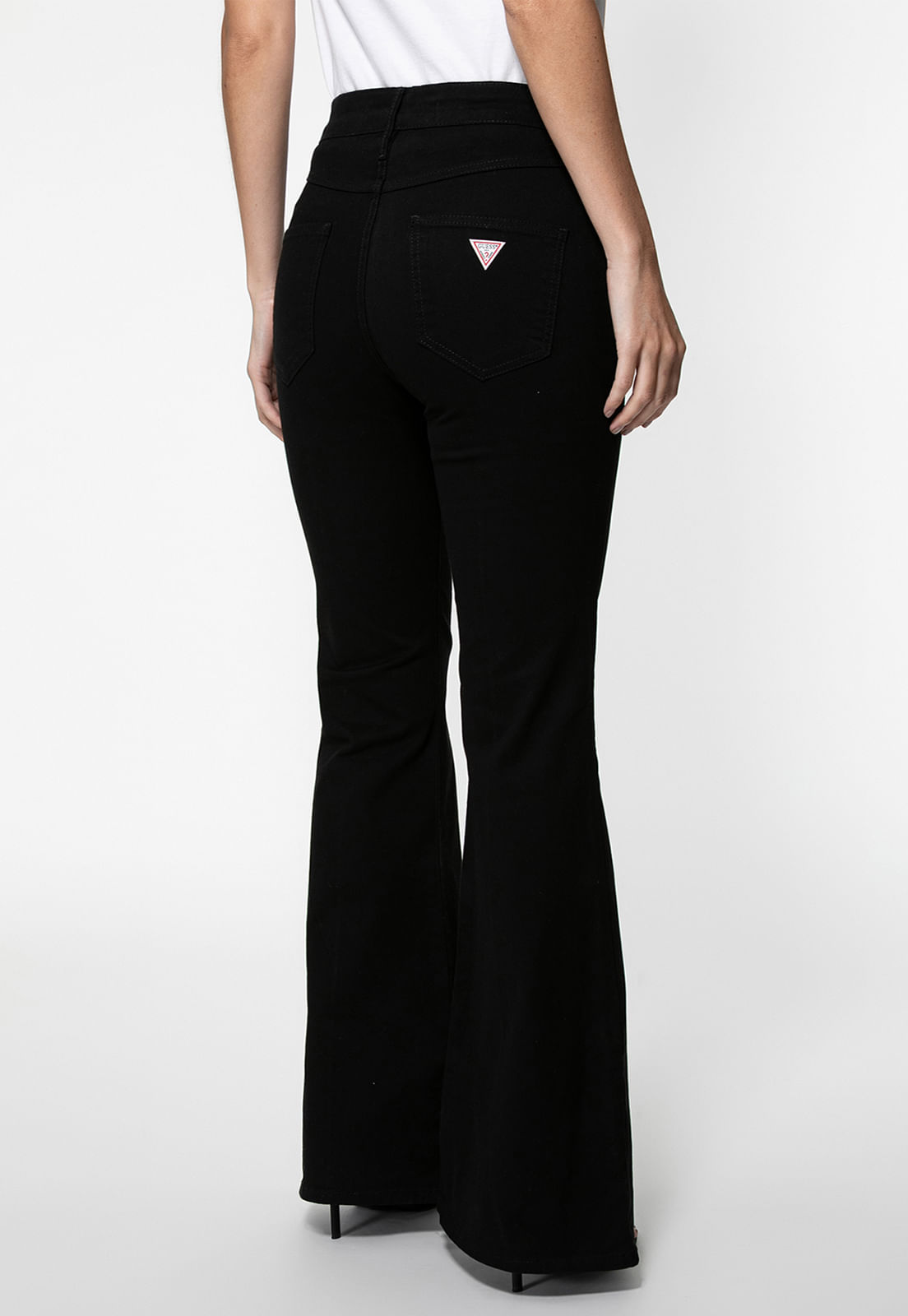 Calça Sarja High Flare Preto - Imagem 14