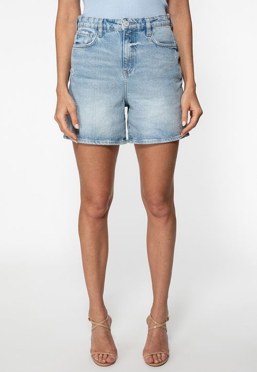Bermuda Jeans Curta Azul Claro